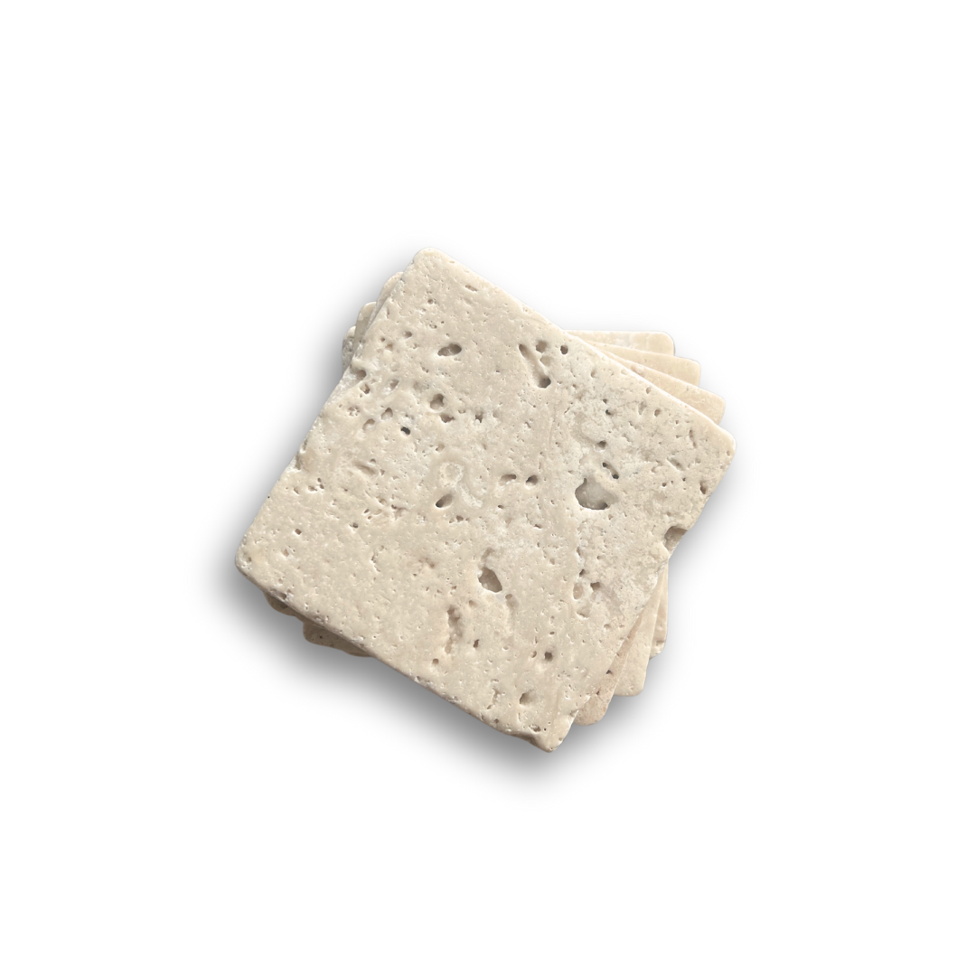 La Costa Travertine Coasters