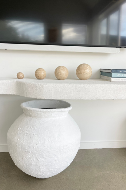 Travertine Sphere - Set