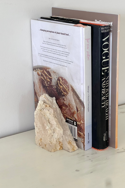 Guasto Travertine Bookends - Small Pair